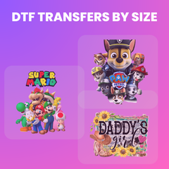 DTF Transfers By Size